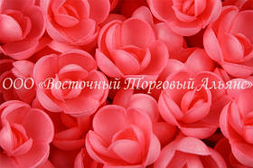Вафельні квіти «Троянди малі червоні» — 145 шт.