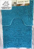 Килимки 90*60+60*40см для ванної кімнати набір (голубой), фото 6