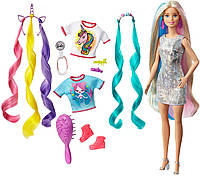 Кукла Барби фантастические волосы Barbie Fantasy Hair Doll Blonde единорог русалочка оригинал