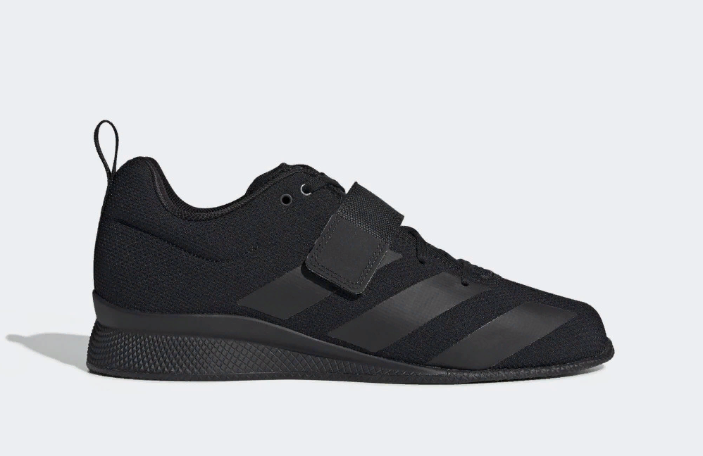 Штангети Adidas Adipower 2 чоловічі чорні, взуття для важкої атлетики та паверліфтингу