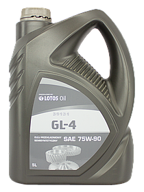 Олива трансмісійна Lotos Semisyntetic Gear Oil GL-4 75W-90 5 л (WK-K500D90-0HA)