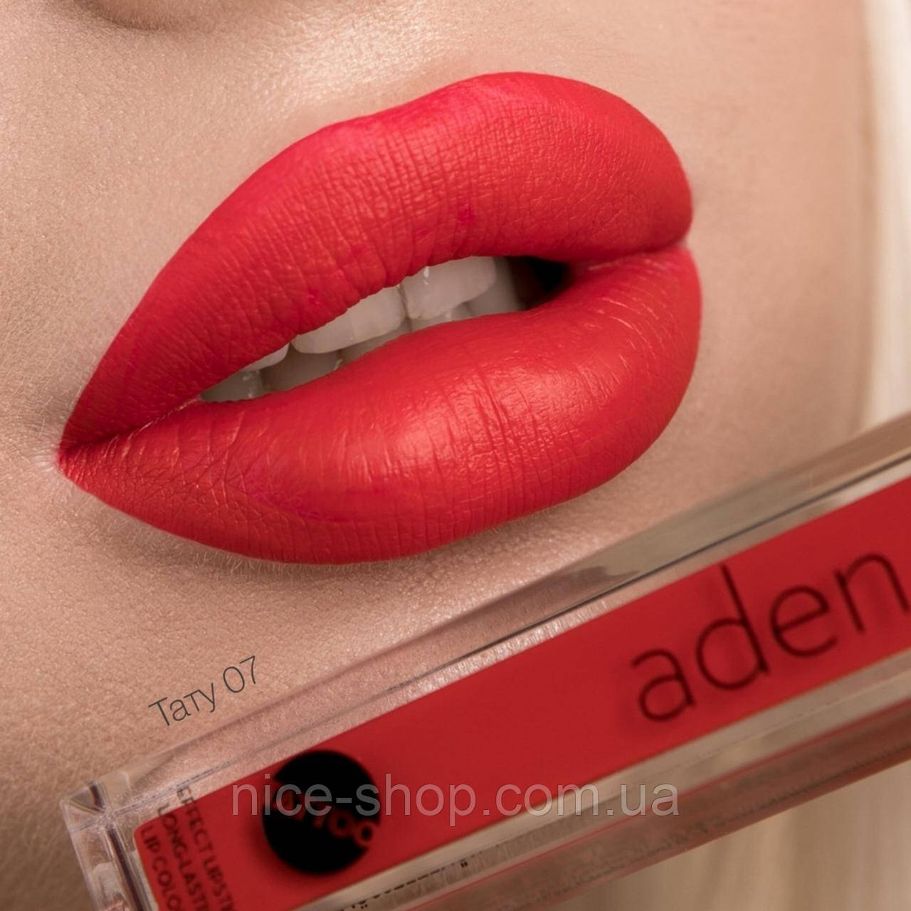 Матова помада Aden Tattoo Effect Lipstick No07