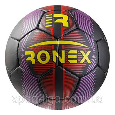 Футбольний м'яч Ronex червоно-чорний