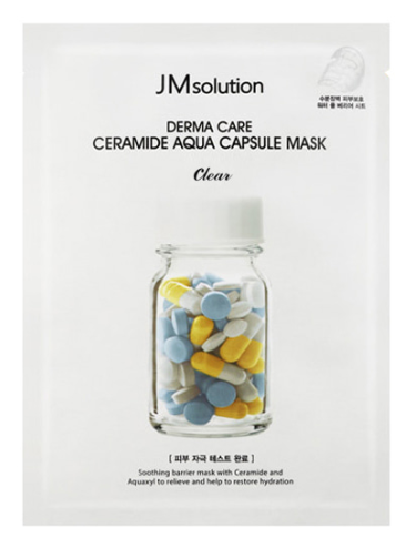 Відновлювальна маска з керамідами JM Solution Derma Care Ceramide Aqua Capsule Mask 30 мл