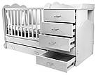 Дитяче ліжко-трансформер "Соня" 3 в 1 baby Angel, фото 4