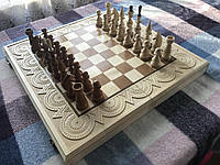 Шахматы-нарды-шашки 50 см на 50 см Королевские 16