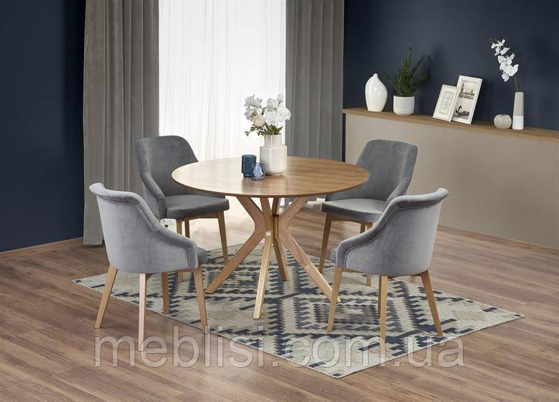 Стіл NICOLAS дуб 120 (Halmar)