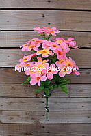 Искусственные цветы - Фиалка букет, 44 см