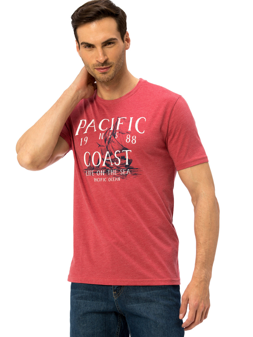 Коралова чоловіча футболка LC Waikiki/ЛС Вайкіки Pacific Coast