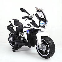 Детский электромобиль-мотоцикл Tilly BMW (белый цвет)