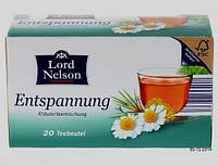 Чай Lord Nelson ромашка - м'ята, 20 пакетиків 40g (Німеччина)