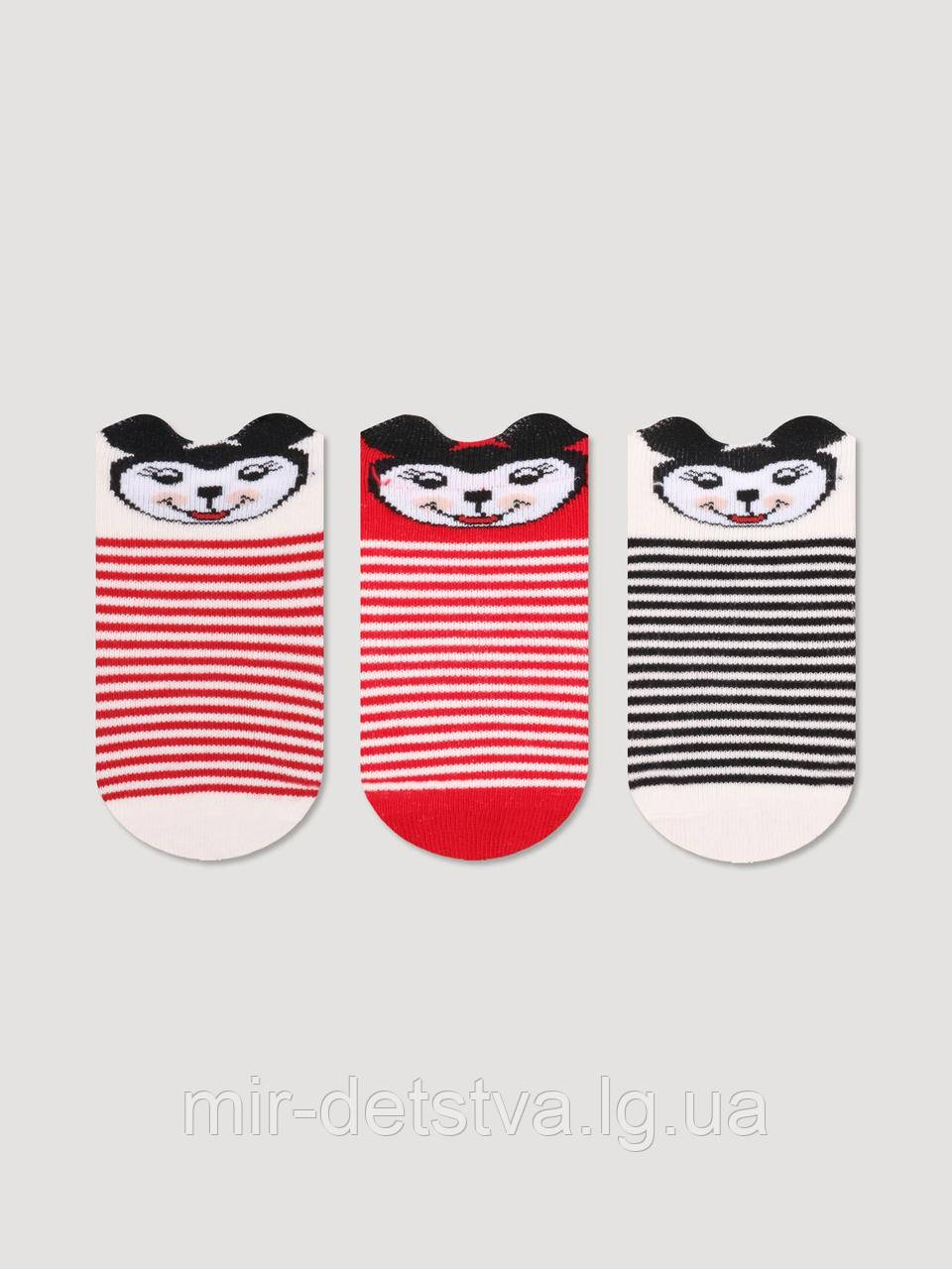 Дитячі шкарпетки для немовлят з 3D-малюнком оптом TM BROSS р.0-6 міс (13-15 см)