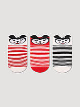 Дитячі шкарпетки для немовлят з 3D-малюнком оптом TM BROSS р.0-6 міс (13-15 см)