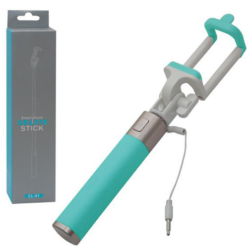 Монопод для селфі Monopod Aluminium Selfie Stick CL-01 (Голубий)