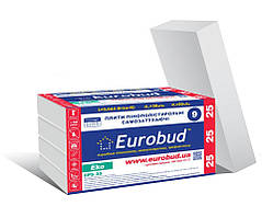Пінопласт Євробуд 20 Ekotherm Plus 20кПа/ 8,0 кг/м3 (Товщина листа 20-30-40-50-80-100 мм)