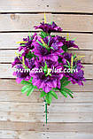 Штучні квіти - Клематис букет, 60 см, фото 6