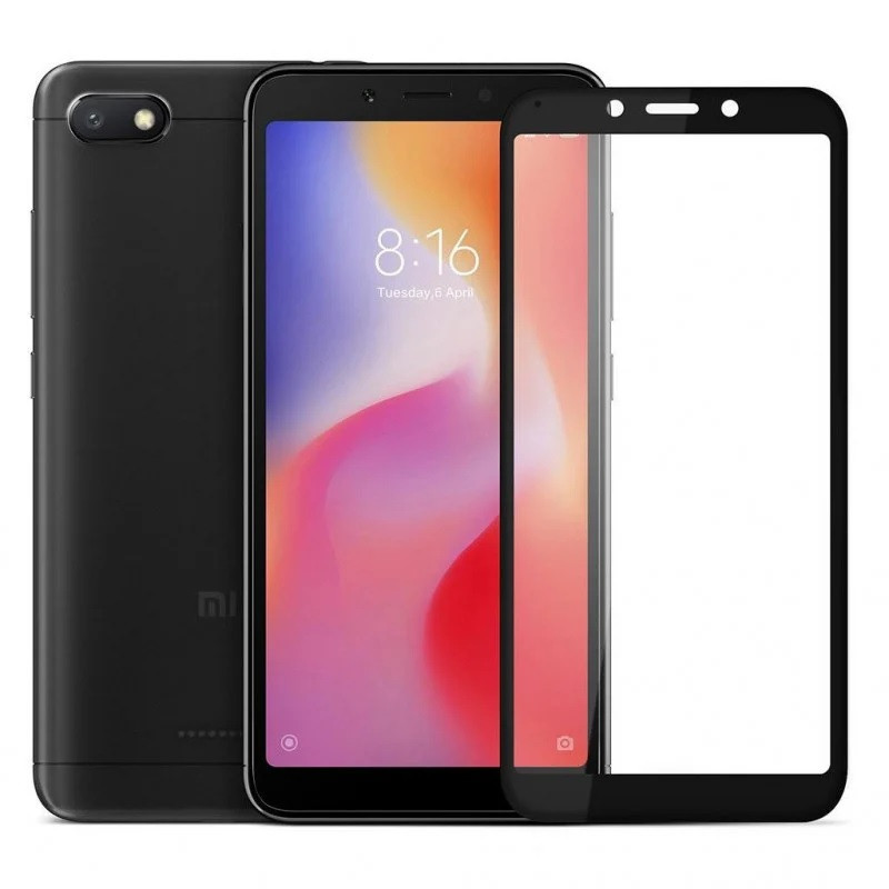 Захисне скло Mocolo для Xiaomi Redmi 6 / 6A Full Glue 5D Black (0.33 мм)