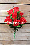 Штучні квіти — Троянда букет, 48 см, фото 9