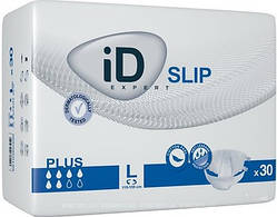 Підгузники для дорослих ID expert slip L (115-155 см), 30 підгузків