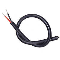 Провод силиконовый супергибкий 2х26 AWG - 2х0,15 кв.мм (30х0,08) черный 1 м