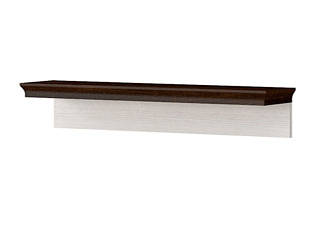 Полиця ВМВ Лавенда 110 110×18×22 дуб шоколадний\сосна норвезька