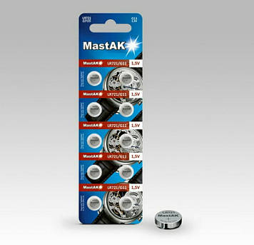 Батарейка годинникова MastAK LR721 (AG11, 361)