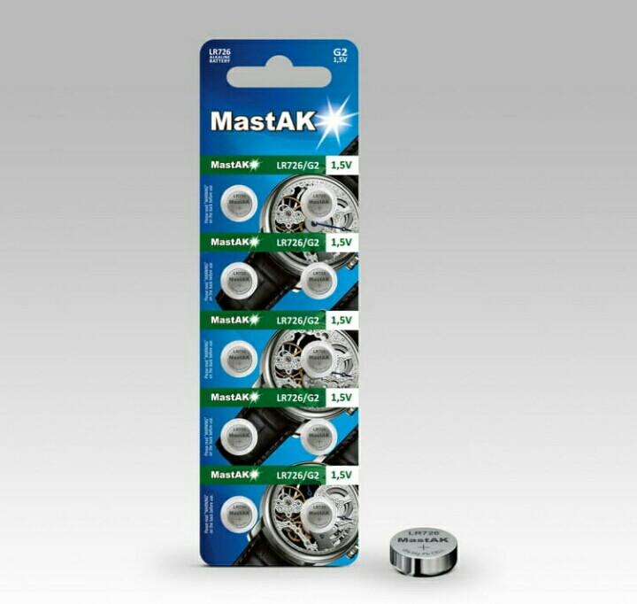 Батарейка годинникова MastAK LR726 ( AG2, 397 )