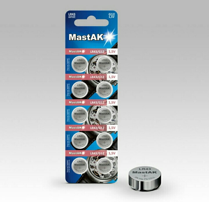 Батарейка годинникова MastAK LR1142 (386)