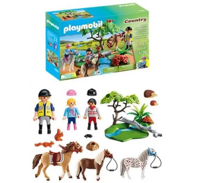 Playmobil 5685 Плеймобил Прогулянка верхи на конях Country Horseback Ride