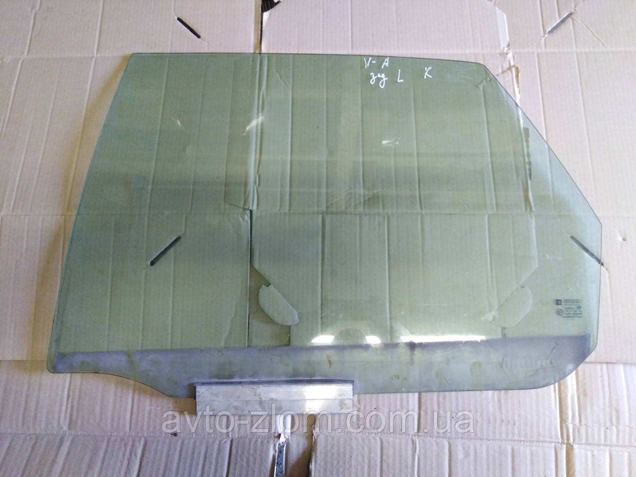 Скло дверне заднє ліве Opel Vectra A, Опель Віктра А., фото 1