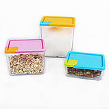 Набір контейнерів прозорих для сипучих продуктів Supretto, 6 шт., фото 5