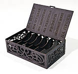 Дерев'яна коробка для грошей — Сімейний бюджет, фото 3