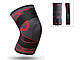 Наколенник з притискної гумкою Crossfit спортивний M Червоний, фото 4