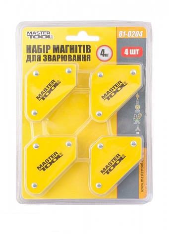 Набір магнітів для зварювання 4кг MasterTool 81-0204, фото 3