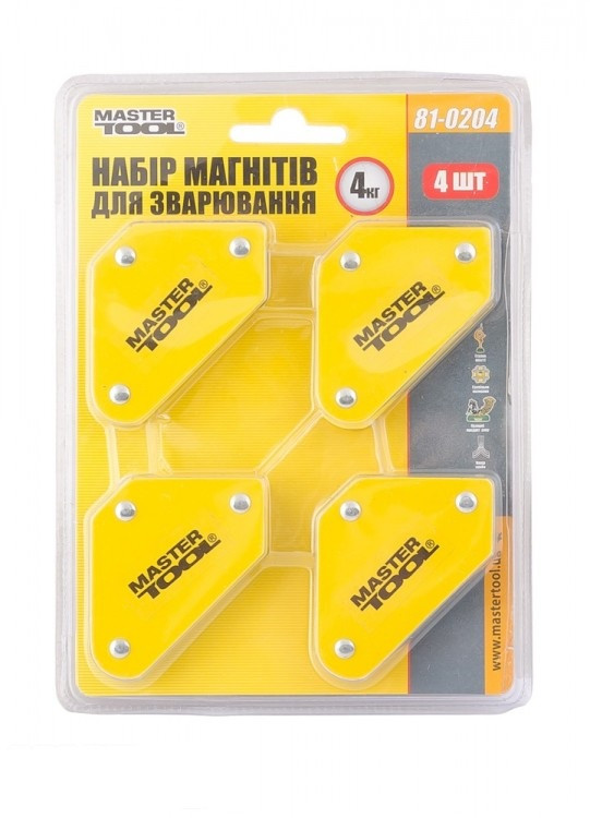 Набір магнітів для зварювання MasterTool 81-0204