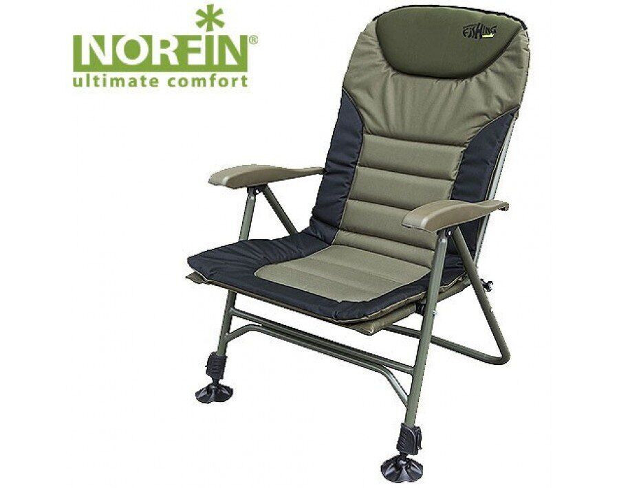 Кресло карповое регулируемое Norfin HUMBER NF-20605 (max140кг)