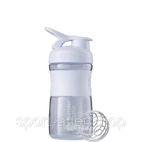 Шейкер BlenderBottle SportMixer 590 мл, White, фото 1