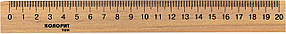 Лінійка дерев'яна 20см "Колоритон"/Харків/(100)