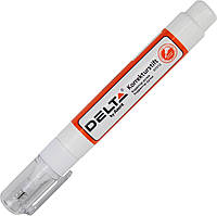 Коректор-ручка метал. нак. "Delta by Axent" 8мл №7012(24)(576)