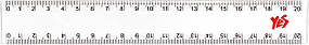 Лінійка пласт. 20см "1В/Yes" прозор. №IV002/118002/370331(48)(1152)