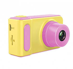 Дитячий цифровий фотоапарат Smart Kids Camera V7 Pink