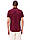 Бордова чоловіча сорочка LC Waikiki/ЛС Вайкі з коротким рукавом, з кишенею на грудях, фото 2