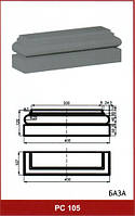 Фасадна пілястри РС 105, база, Prestige decor