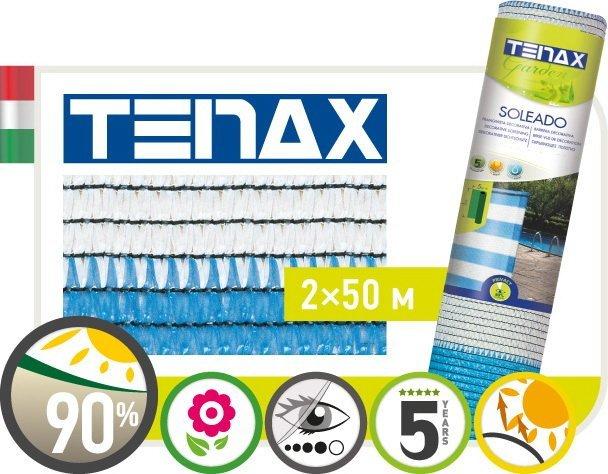 Сітка полімерна Tenax "Солеадо" біло-блакитна (2х50м)