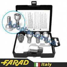 FARAD STARLOCK  ⁇  Болти секретки М12x1.25x25 мм Конус Обертове кільце (ВАЗ, ГАЗ, Fiat, Lancia, Citroen)