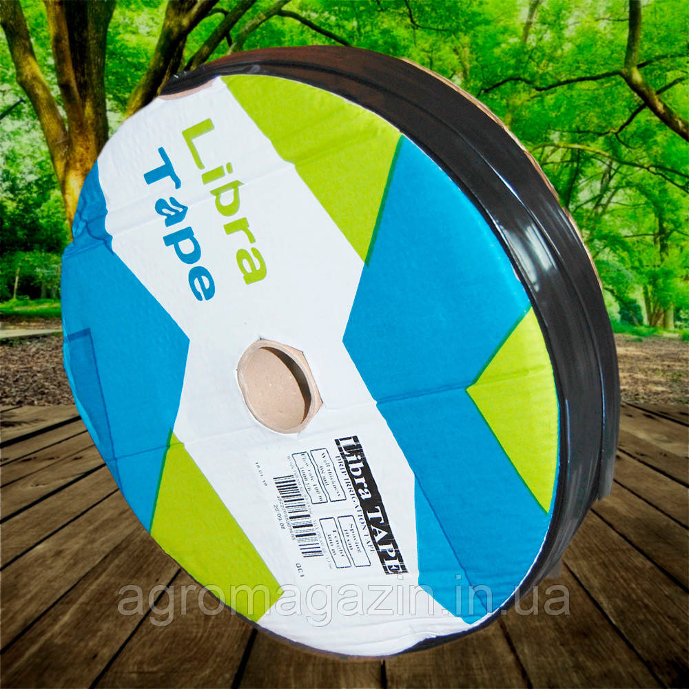Крапельна Стрічка «Libra Tape»(Украина) 10см/8mil/500м