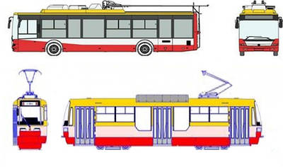 Лобове скло для тролейбусів і трамваїв