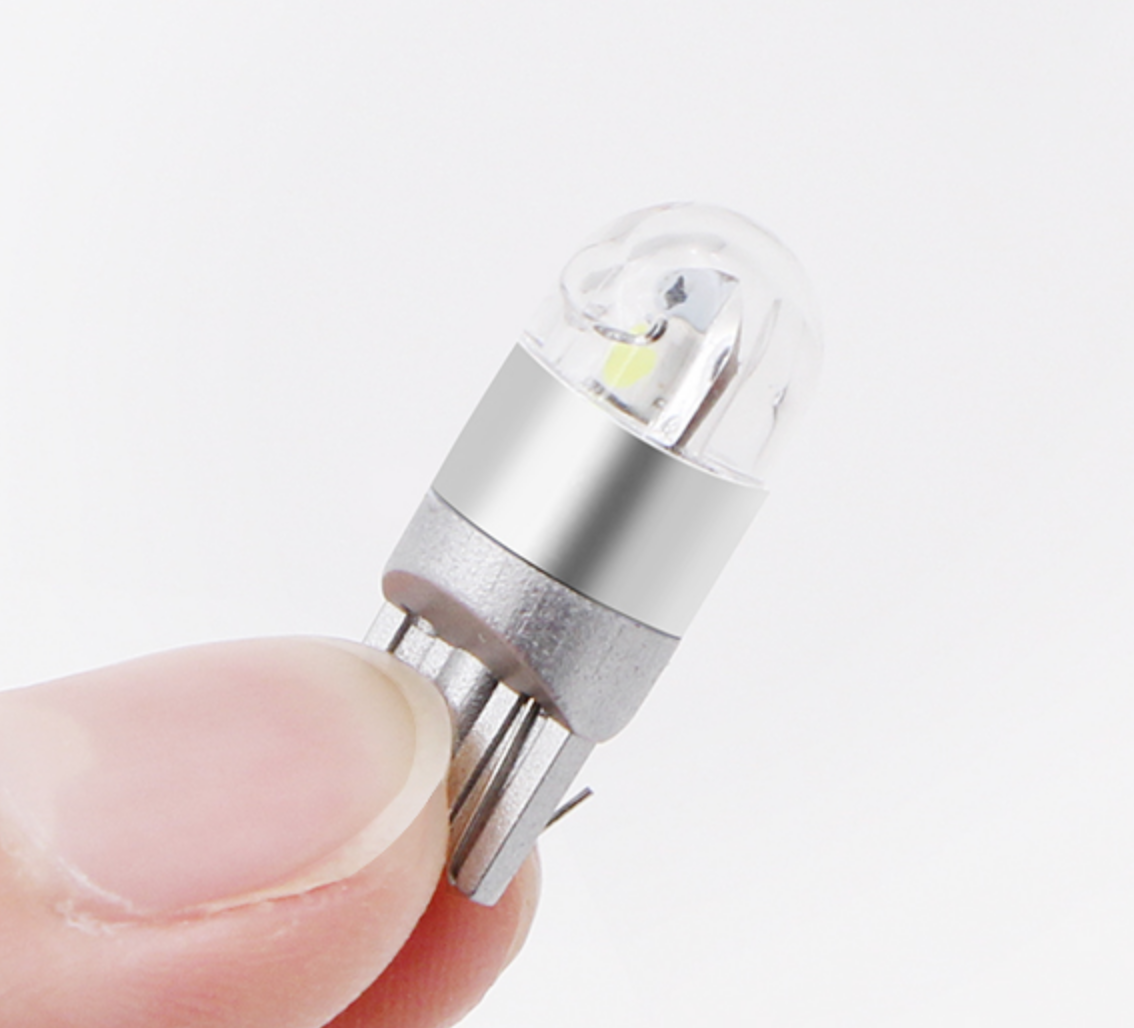 Лампочка автомобільна T10 W5W COB LED - білий