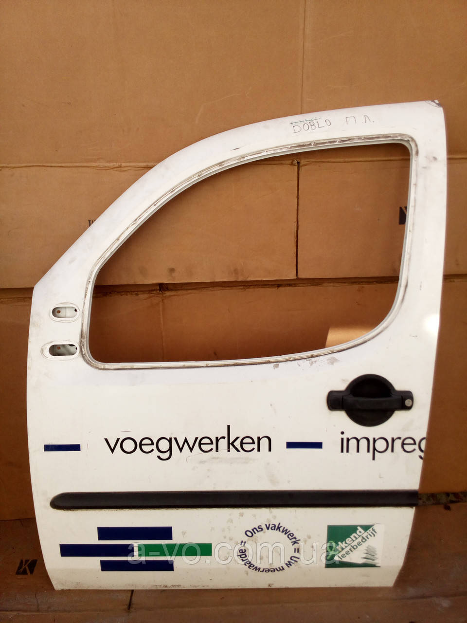 Двері передні ліві для Fiat Doblo, 2000-2010, фото 1