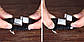 Чоловічий шкіряний браслет зі сталевим ланцюгом, р. 23 см, фото 5
